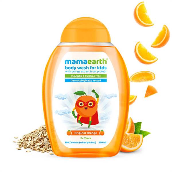 Original Orange Body Wash For Kids with Orange and Oat Protein